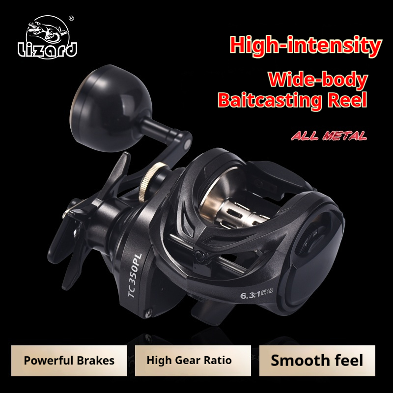 Surf Reel - Zeevisspoel met grote capaciteit, metalen spoel,