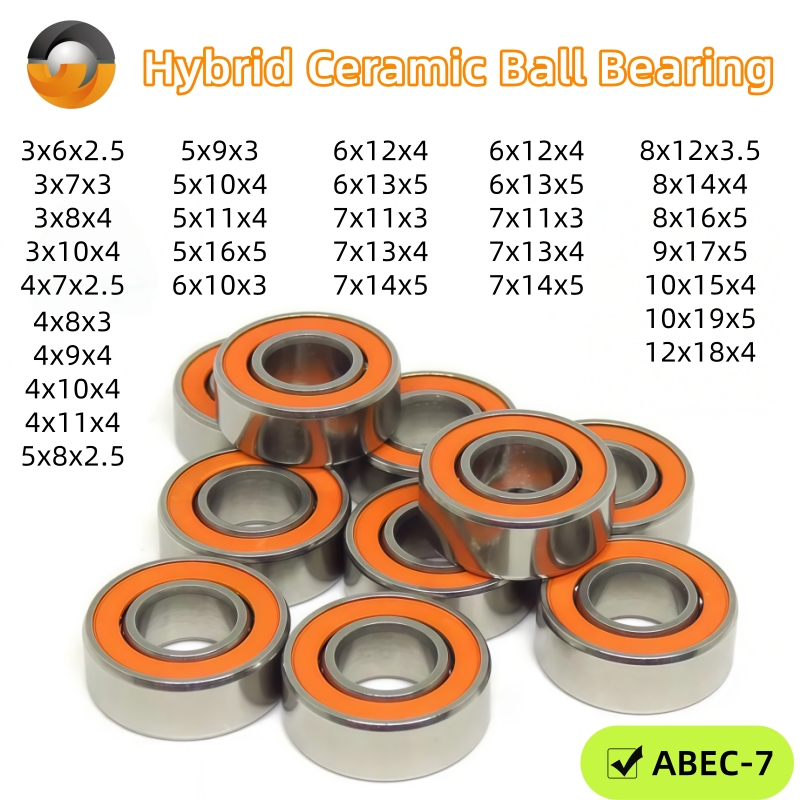 Spinning Reel - 10 stuks RVS hybride keramische lagers