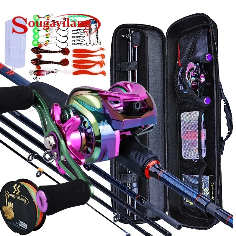 Spincast Reel - Sougayilang Hengels en Rollen 5-delige Carbon