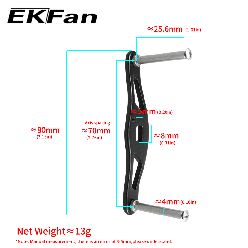 EKFan 80MM Aluminiumlegering B - Spincast Reel recensie en prijs